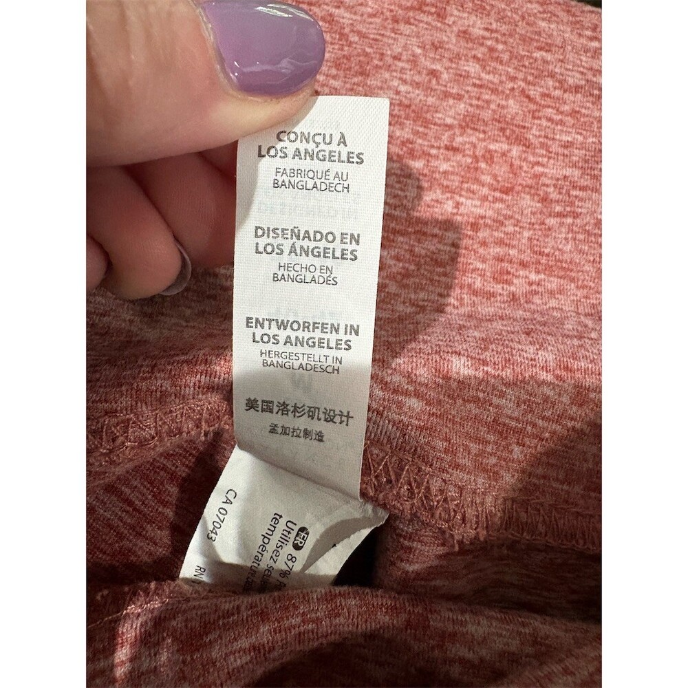 Balance Collection Leggings Womens M Heather Maroon High Rise  Yoga - Picture 7 of 9